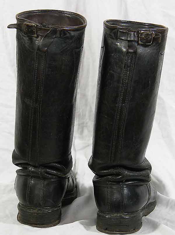 SS RZM  high leather boots named to Hans Mohr of the 1st Battalion Germania