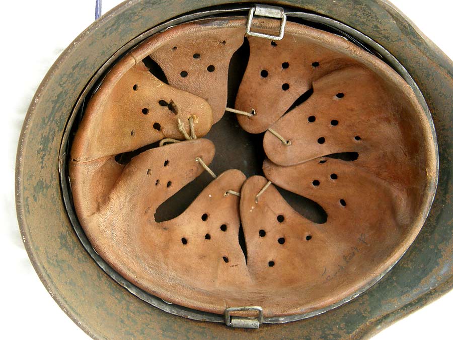 French Foreign Volunteer Army helmet with hand-painted finish