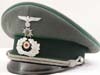 Army Gebirgjager (mountain troops) officer's visor hat. 
