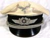 Luftwaffe officer's white (sommermutze) visor hat