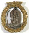 Kriegsmarine Minesweeper badge, unmarked