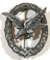 Luftwaffe Air Gunner badge by W. Deumer
