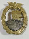 Kriegsmarine Auxiliary Cruiser badge by C.E. Juncker