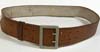 Luftwaffe officer's leather belt and open claw buckle