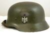 Army re-issued double decal M35 helmet