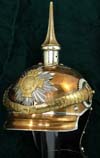 Saxon Garde-Reiter- Rgt. (Die Sachsischen Schweren Reiter) reserve officers ceremonial parade helmet with travel box