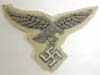 Luftwaffe officer's white top bullion visor hat eagle