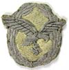 Luftwaffe officer Pilot badge in bullion for the summer uniform