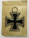 World War II Iron Cross  2nd Class with envelop
