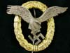 Luftwaffe Combined Pilot Observer badge attributed to Friedrich Linden, Ludensheid