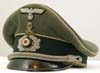 Army Infantry officer's visor with Braunschweig traditions insignia 