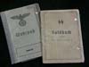 Waffen SS Soldbuch and Wehrpass of Oberscharfuhrer Kurt Knuth