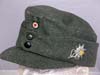 Army enlisted bergmutze with edelweiss