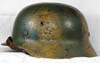Army M40 helmet with Normandy pattern camouflage finish