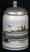 Third Reich era Kriegsmarin veterans Marine Kameradschaft, Munchen von 1890 commemorative stein