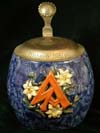Glazed SA beer stein named to Richard Scholz