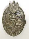 Panzer Assault Badge in Silver by Adolf Schwerdt