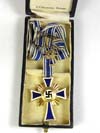 Mothers Cross in Gold cased with miniature