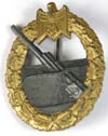 Kriegsmarine Coastal Artillery Badge