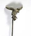 Early Luftwaffe personnel stickpin with 1st style eagle
