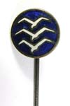 DLV member stickpin in enamel