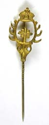 German Hunting members stickpin
