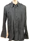 Italian Black silk shirt for wear with tunic