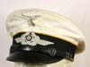 Luftwaffe enlisted/nco flight/Fallschirmjager white summer visor hat