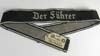Waffen SS officer's flatwire Der Fuhrer cufftitle