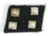 SS Sturmbannfuhrer rank collar tab