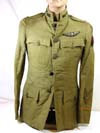 U.S. Army Air Service Lieutenant's tailor made M17 tunic, breeches and overseas cap