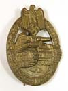 Army/Waffen SS Panzer Assault badge in bronze by Frank & Reif