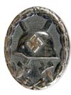 Black  Wound Badge marked EH