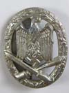 Army/Waffen General Assault badge early bunt metal 