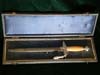 Presentation miniature of a cased Luftwaffe officer's dagger by SMF