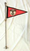 NSKK car pennant with display pole