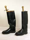 Wehrmacht officer's boots with boot stand