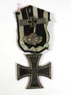 Extremely rare 1870 Iron Cross 2nd Class with Weiderholungsspange and Jubilaumsspange