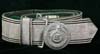 Waffen SS officer dress brocade belt with aluminum buckle