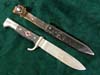 Early transitional Hitler Youth knife with motto by F.W. Holler w/ RZM code