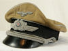 Luftwaffe JG27 officer's schirmutze worn in Afrika/ Mediterranean theater