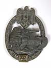Army/Waffen SS Panzer Assault badge for 25 engagements