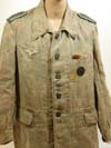 Luftwaffe ground division combat coat and overseas cap
