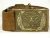 Civil War non-commisioned officer's buckle with brown leather strap