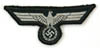 Army Officer/ NCO flatwire aluminum machine woven breast eagle