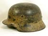 Luftwaffe M40 combat helmet with tropical camouflage finish