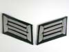 Army Pionier officers collar tab set