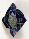 Polish Exile 20th infantry Regiment Badge