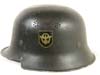 Police M34 double decal medium duty aluminum helmet