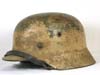 Army M35 double decal helmet with tropical sand camouflage finish